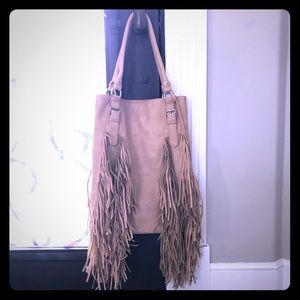 URBAN ORIGINAL LARGE FRINGE HOBO